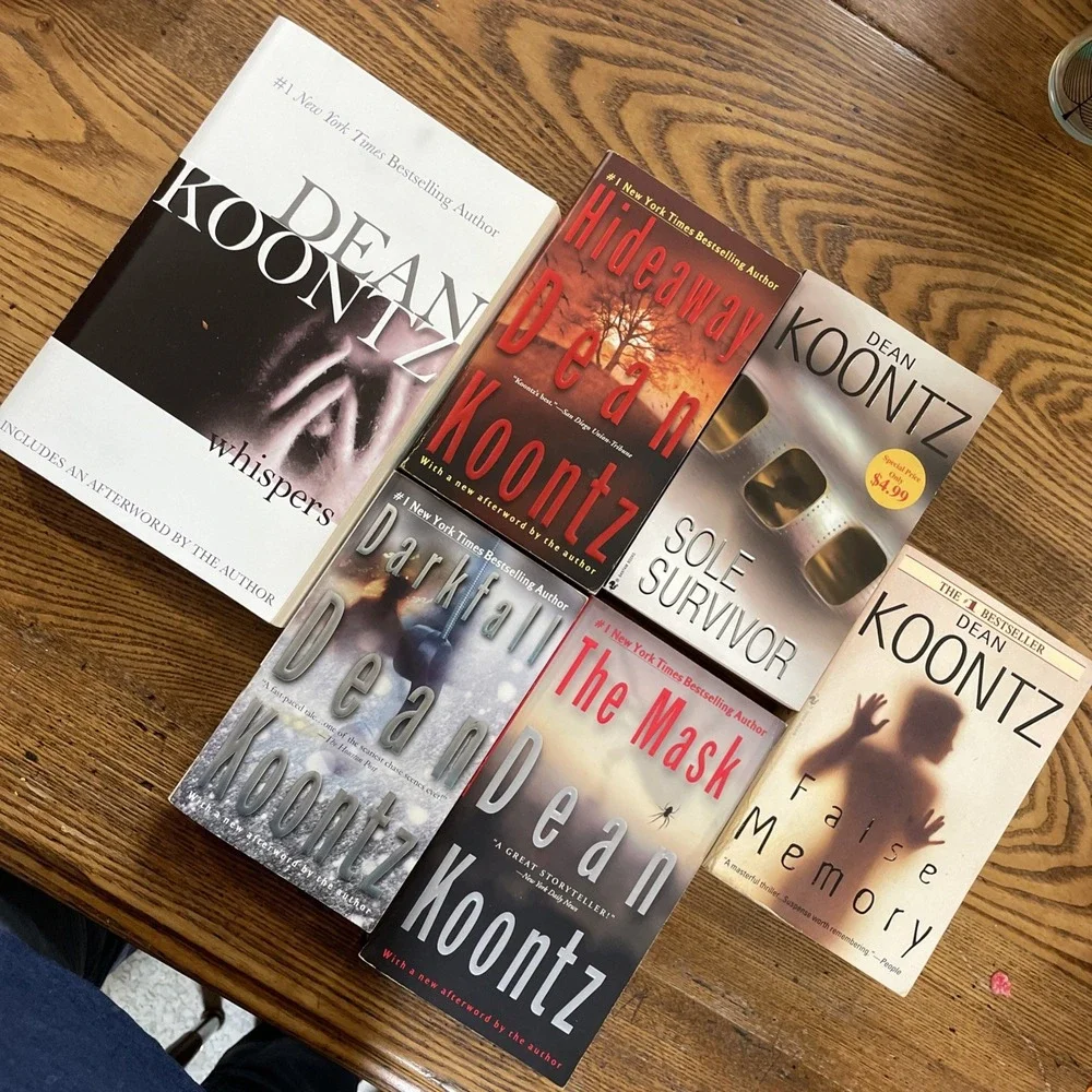 Dean‎ Koontz 6 books 80s 90s copyright paperbacks